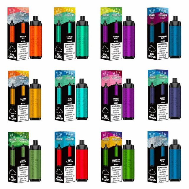 AL FAKHER CROWN BAR PRO *DUAL MODE* 5% DISPOSABLE 8000 PUFFS BOX OF 5 (SPACE DREAM)