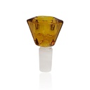 GPA HONEYBEE GLASS FLOWER BOWL YELLOW