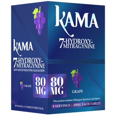 KAMA 7 HYDROXYMITRAGYNINE 4CT TABLEETS 20MG