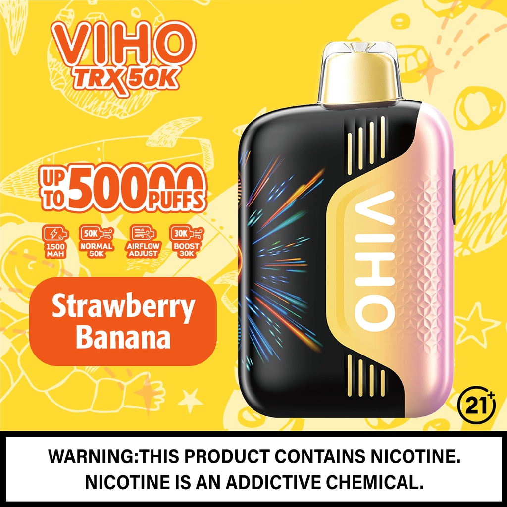 VIHO TRX 50000 PUFFS BOX OF 5