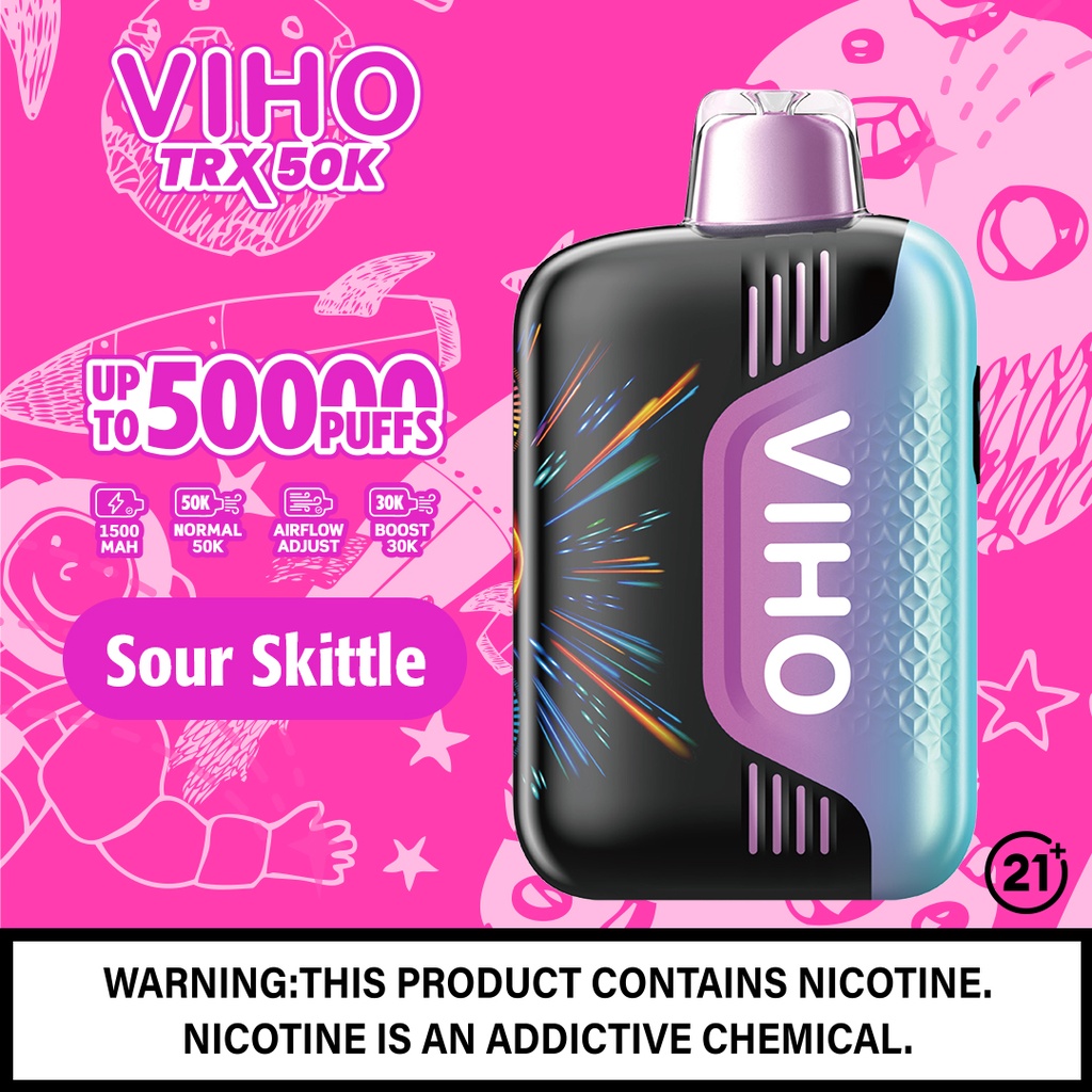 VIHO TRX 50000 PUFFS BOX OF 5