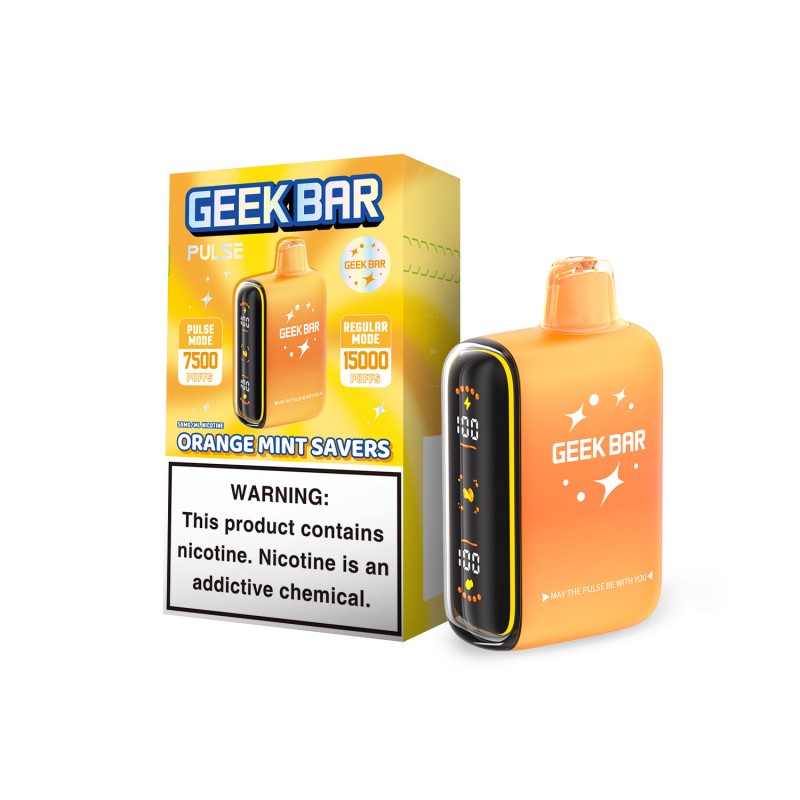 GEEK BAR PULSE 5% DISPOSABLE 15000 SAVERS EDITION  PUFFS BOX OF 5