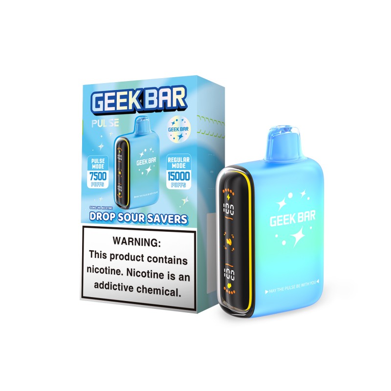 GEEK BAR PULSE 5% DISPOSABLE 15000 SAVERS EDITION  PUFFS BOX OF 5