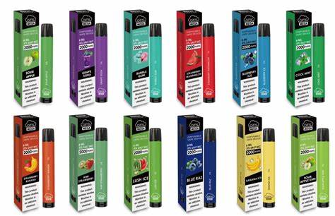 AIRIS MEGA 2000 PUFFS 5% DISPOSABLE BOX OF 10