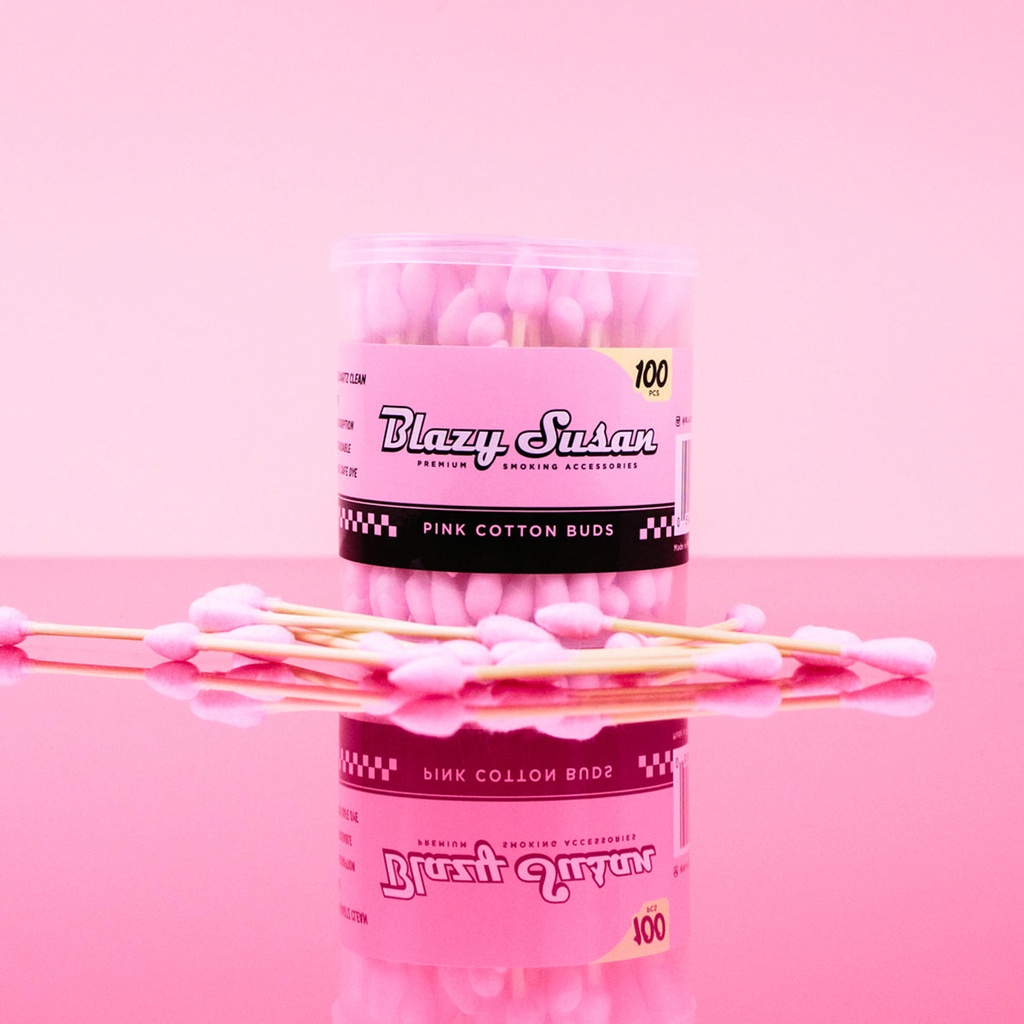 BLAZY SUSAN PINK COTTON BUDS