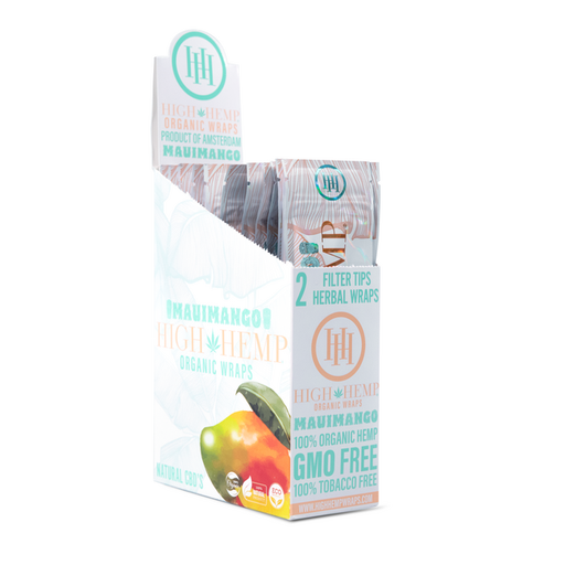 HIGH HEMP ORGANIC HEMP WRAPS BOX OF 25