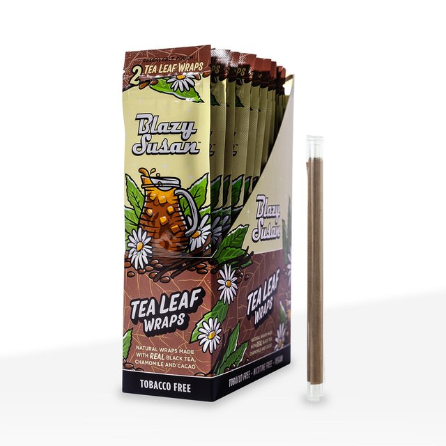 BLAZY SUSAN TEA LEAF WRAPS CONES 2CT BOX OF 25