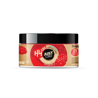 JUST CBD H4 RASPBERRY GUMMIES 250 MG