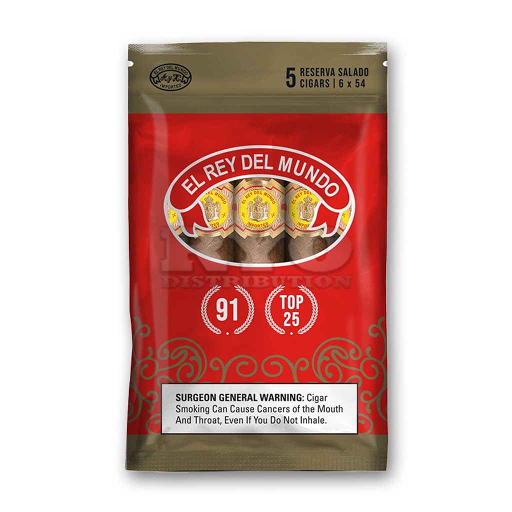 EL REY MUNDO SALADO 6X54 5 PACK OF (5)