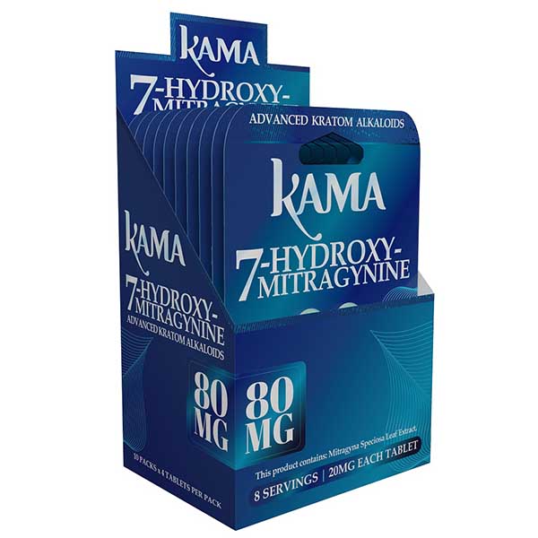 KAMA 7 HYDROXYMITRAGYNINE 4CT TABLEETS 20MG