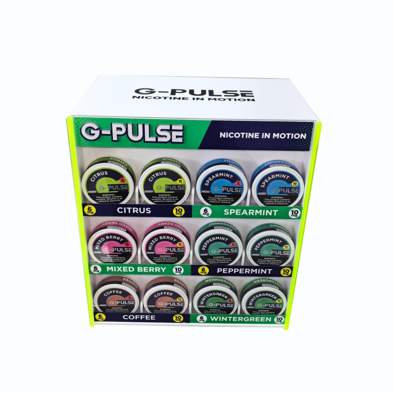 G-PULSE POUCHES PRE-FILLED DISPLAY 60CTTN