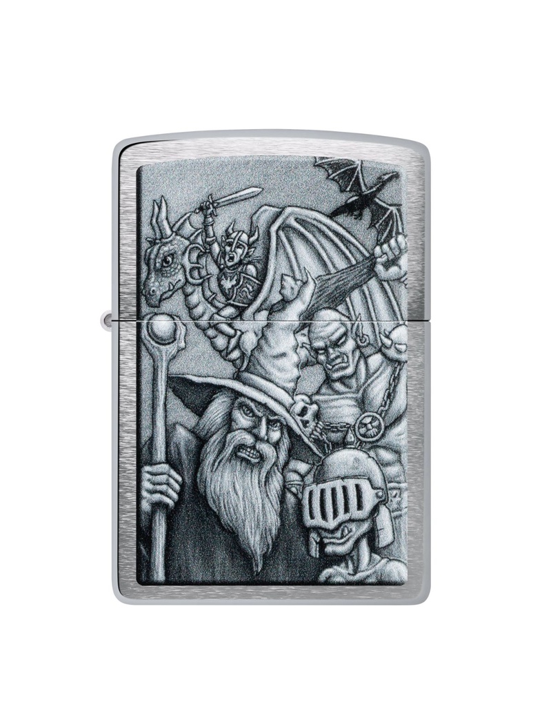 ZIPPO LIGHTER MYSTICAL BEINGS DESIGN #46579