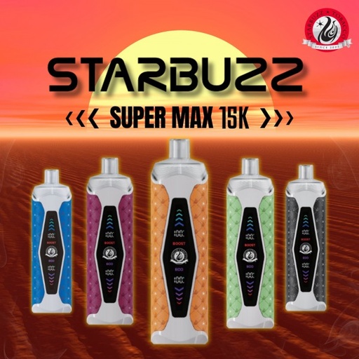STARBUZZ SUPER MAX 15K 5MG DISPOSABLE BOX OF 5