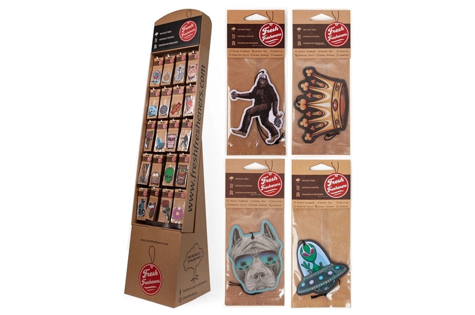 IAC FRESH FRESHENERS HANGING DISPLAY 240CT
