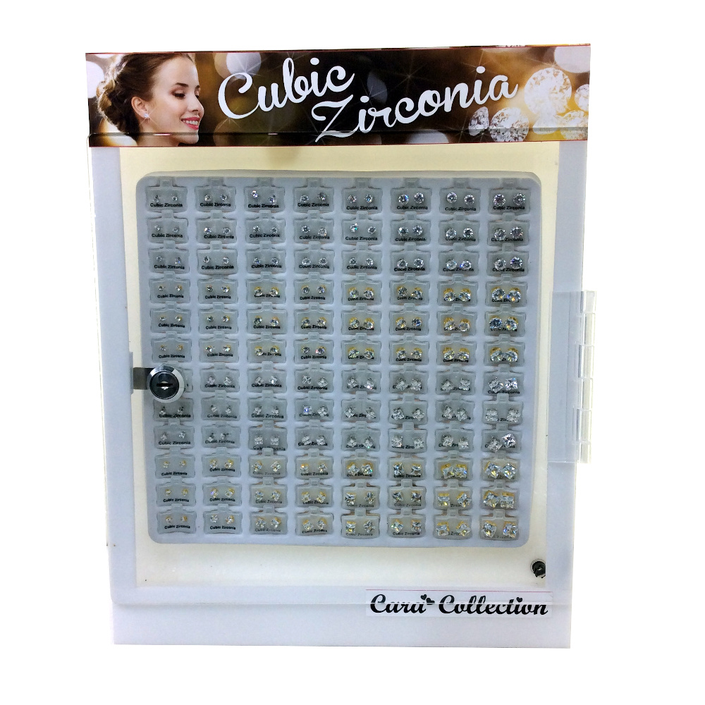 CUBIC ZIRCONIA EARRING LED DISPLAY (72)