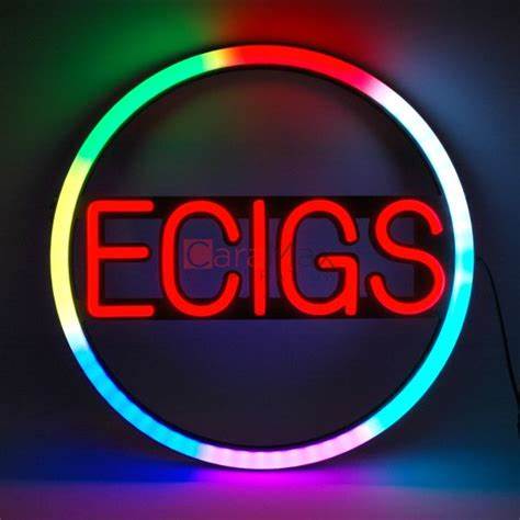 NEON LED SIGN (E-CIGS) DESIGN
