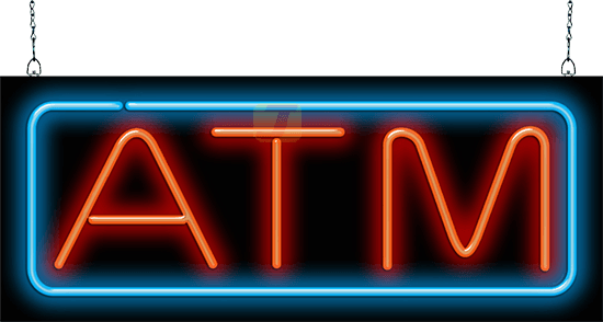 NEON LED SIGN (ATM) DESIGN