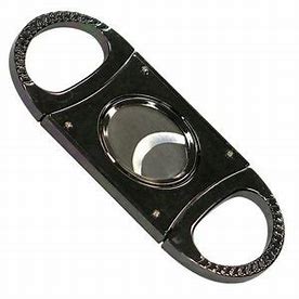 GUN METAL GUILLOTINE RIDGED MOTIF IN GIFT BOX