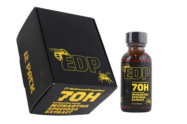 EDP 100MG 7-HYDROXY KRATOM EXTRACT SHOTS BOX OF 12