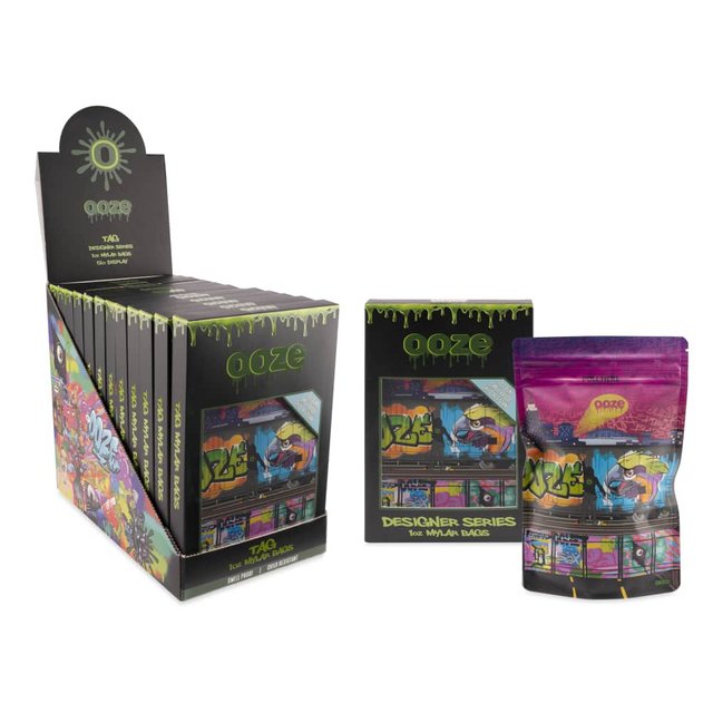 MYLAR BAG OOZE 1 OZ 10CT