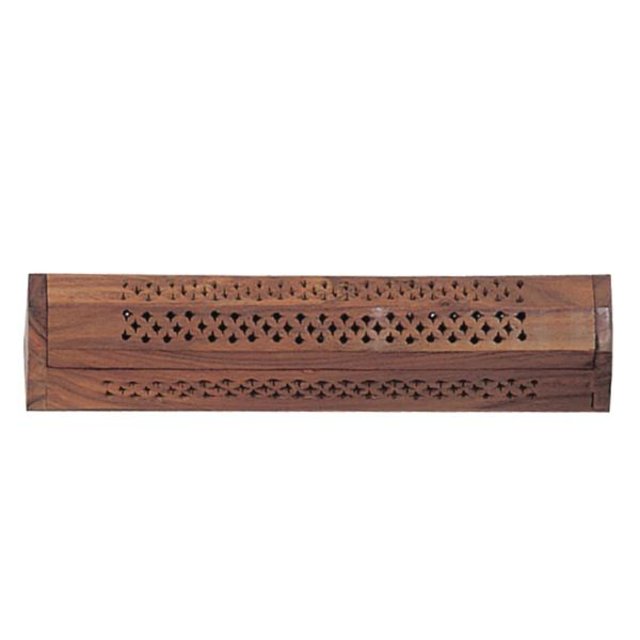 WILD BERRY CARVED FANCY BOX INCENSE COFFIN BOX OF 2 #XXFCC