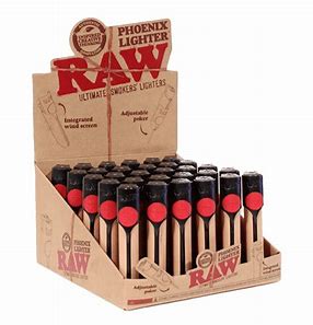 RAW PHOENIX LIGHTER BLACK ENTENDO 30CT