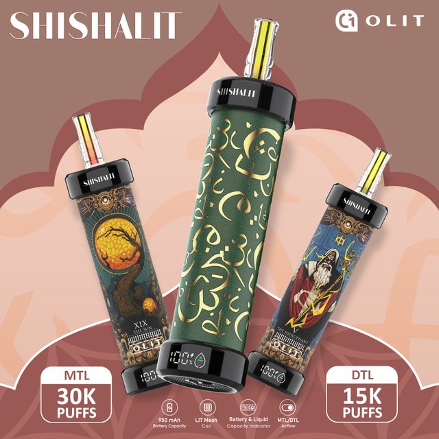 OLIT SHISHALIT 3.5MG 30000 PUFFS DISPOSABLE BOX OF 5