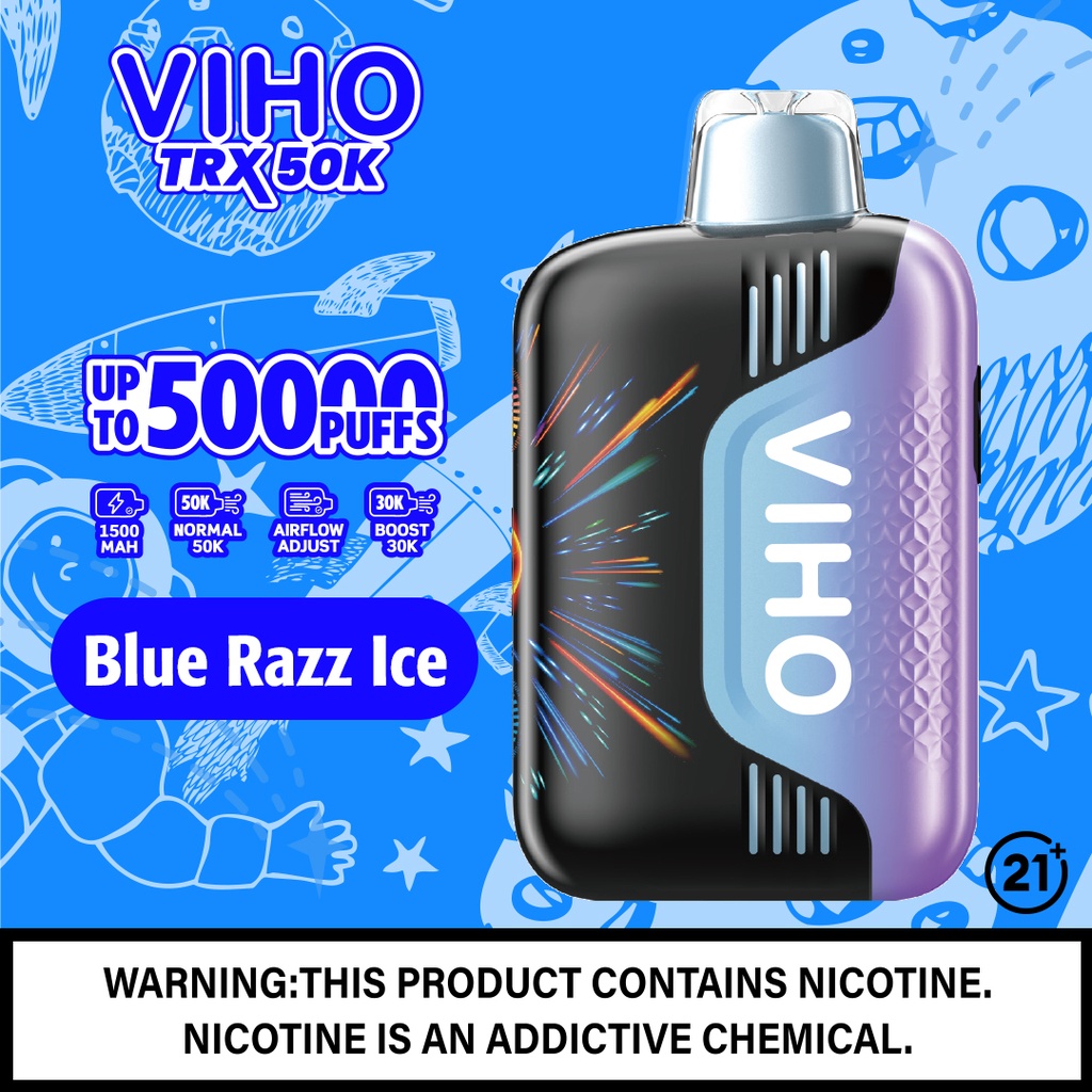 VIHO TRX 50000 PUFFS BOX OF 5