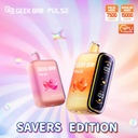 GEEK BAR PULSE 5% DISPOSABLE 15000 SAVERS EDITION  PUFFS BOX OF 5