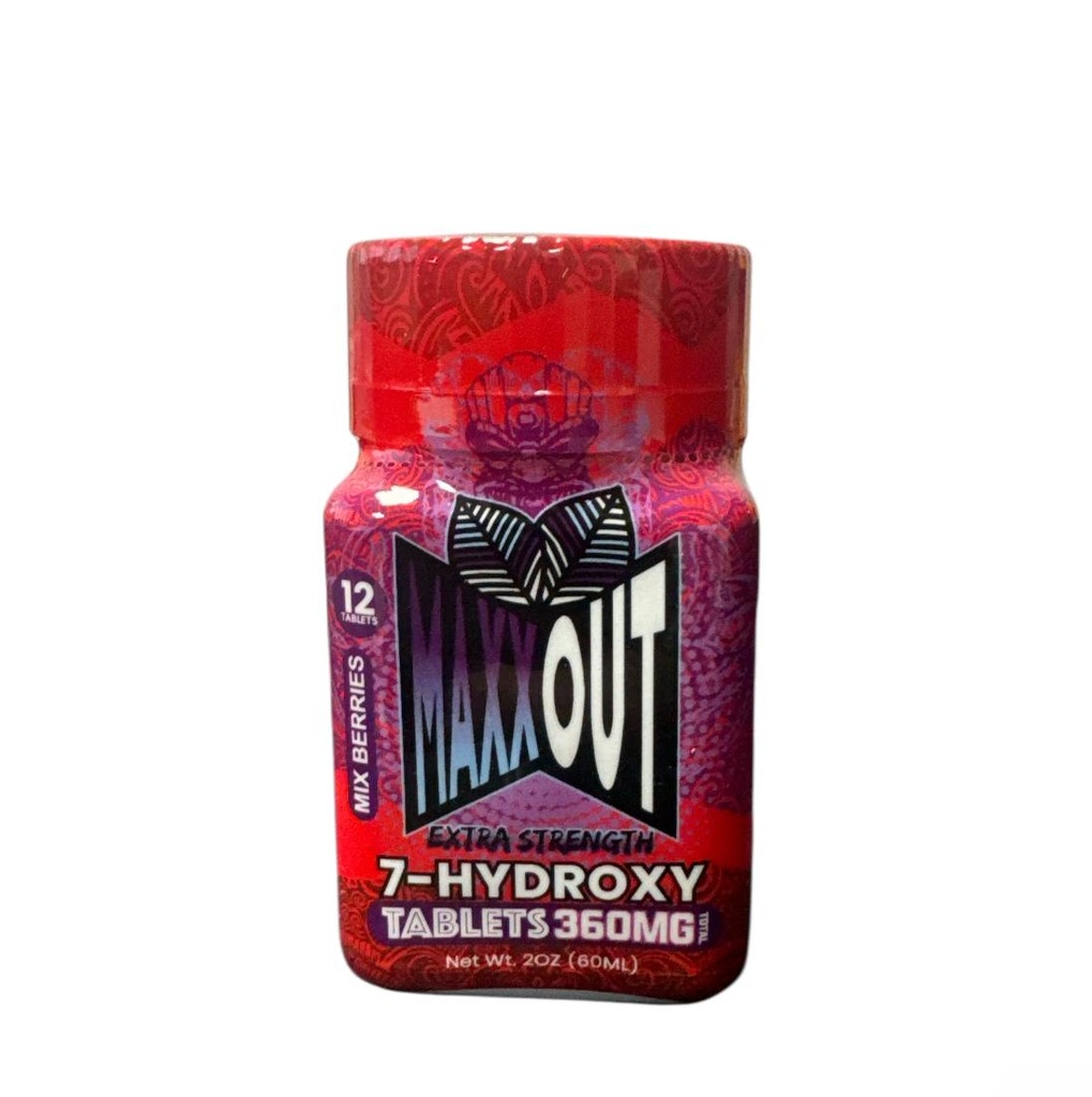 MAXX OUT 7HDROXY 360MG MIX BERRY