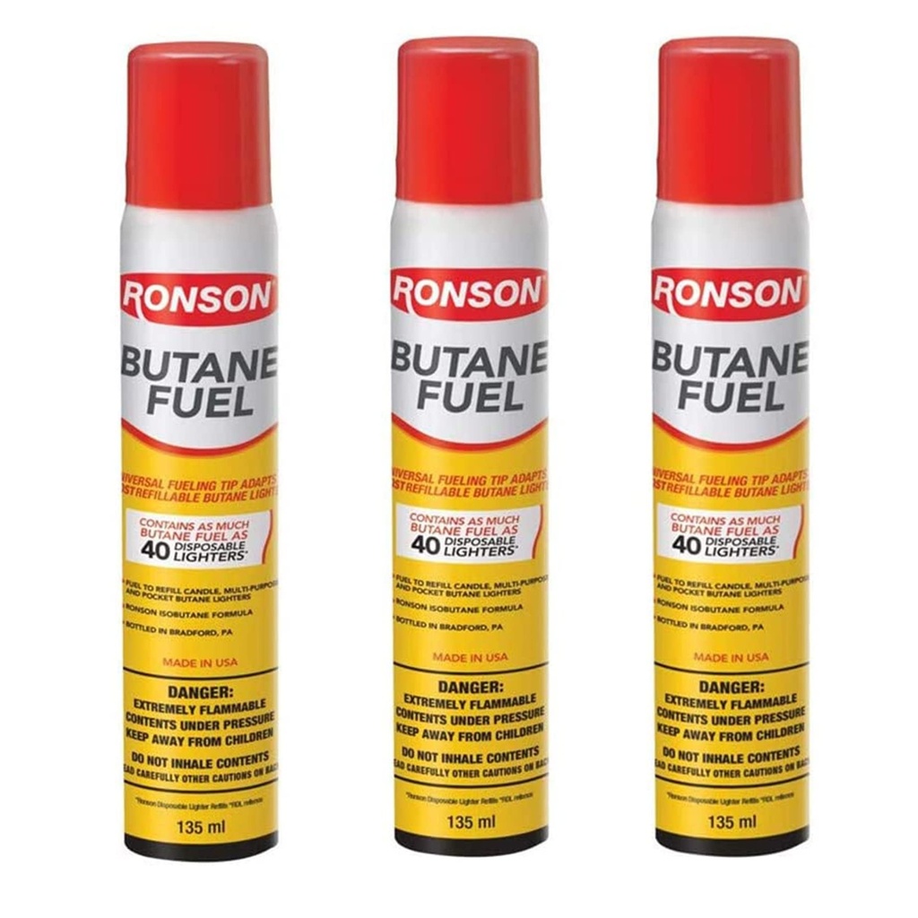 RONSON BUTANE FUEL 78 GRAM 135ML SINGLE 1CT