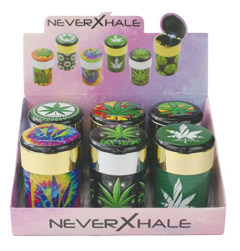NEVER X HALE LED ASHTRAY LEAF DESIGN 6PC