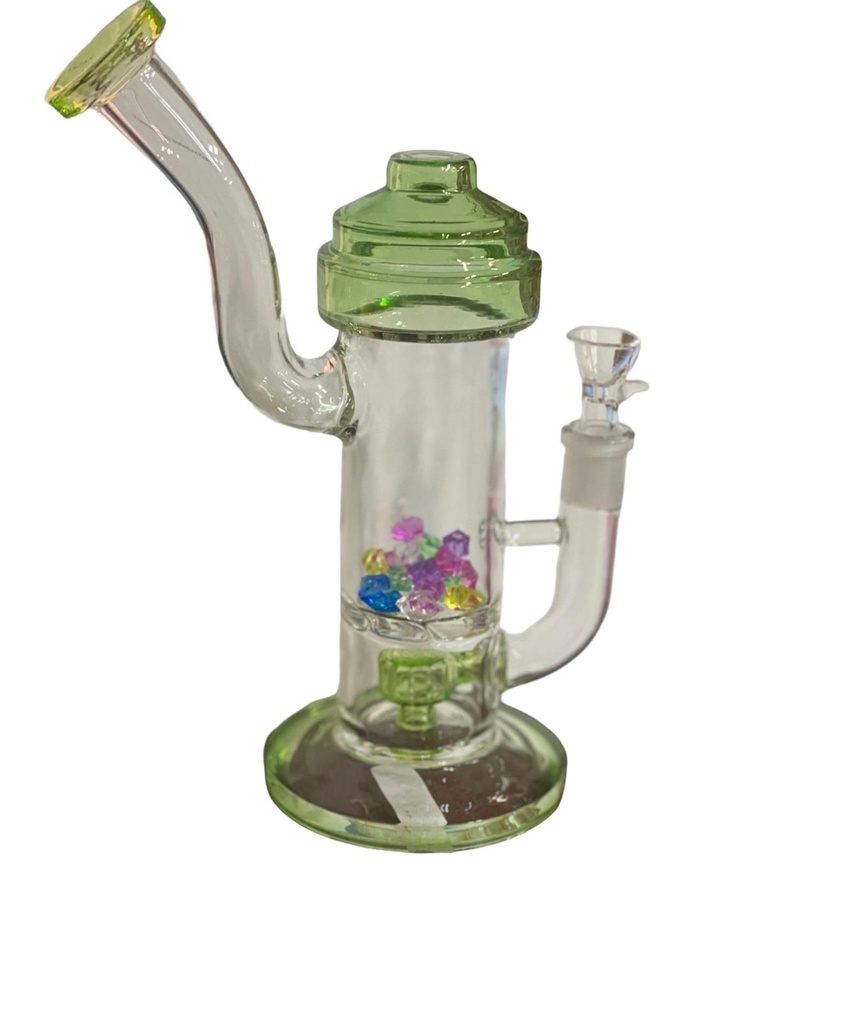 GLASS WATER PIPE WPHX-381 ASSORTED COLORS