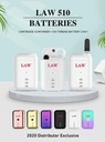 LAW CANNPOD 2-IN-1 CARTRIDGE CONTAINER + 510 THREAD BATTERY ASSORTED COLORS