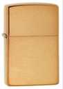 ZIPPO LIGHTER REG BR FN BRS WO/SB DESIGN 204B
