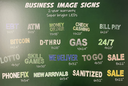 BUSINESS IMAGE SIGN LED (GLASS PIPE ) DESIGN