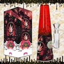 Lights LAVA SMOKE GLYCERIN WATER PIPE WITH LED LIGHTS