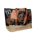 RAW TOTE BAG IN BLACK