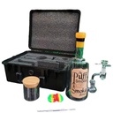 BRIEFCASE WINE BOTTLE SMOKING KIT SET 6PC ASSORTED DESIGNS