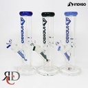 INDIGO GLASS WATER PIPE 8 INCH